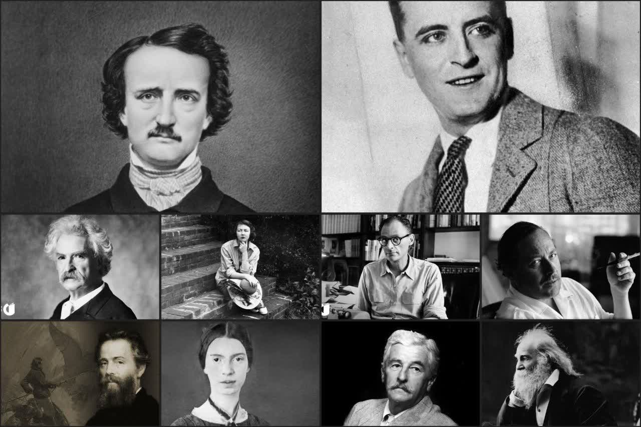 10 نویسنده برتر آمریکایی